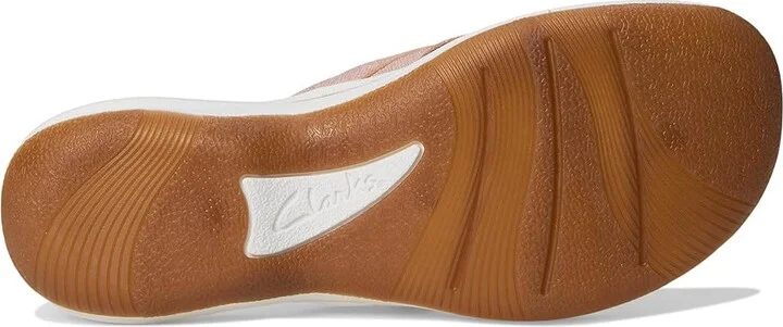 Clarks Breeze Sea Women's Sandals Blush Interest Synthetic : 5 B - Medium - Image 3