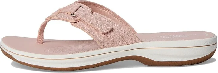 Clarks Breeze Sea Women's Sandals Blush Interest Synthetic : 5 B - Medium - Image 6