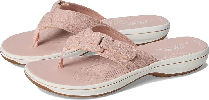 Clarks Breeze Sea Women's Sandals Blush Interest Synthetic : 5 B - Medium