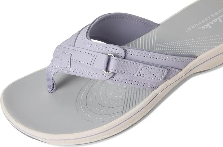 Clarks Breeze Sea Women's Sandals Lavender Nubuck : 5 B - Medium, Synthetic - Image 7