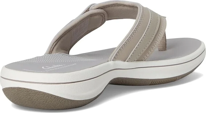 Clarks Breeze Sea Women's Sandals Light Taupe Synthetic : 5 B - Medium - Image 4