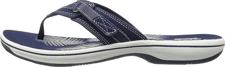 Clarks Breeze Sea Women's Sandals Navy Synthetic : 6 B - Medium - Image 7