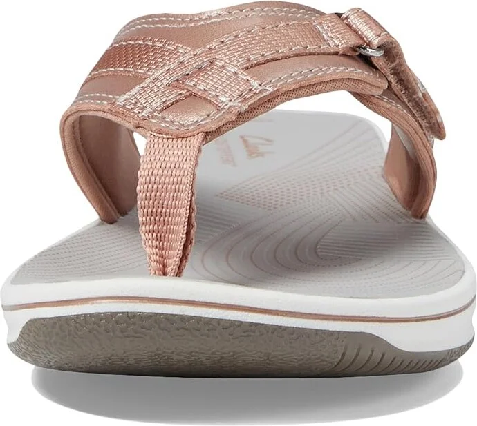 Clarks Breeze Sea Women's Sandals Rose Gold : 6 B - Medium, Synthetic - Image 3