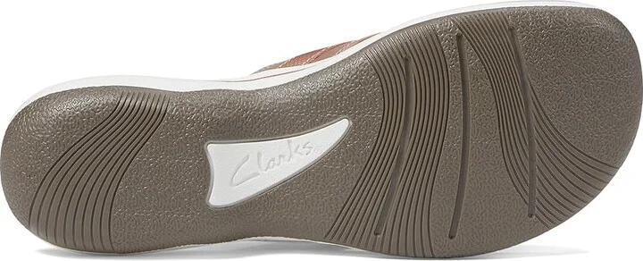 Clarks Breeze Sea Women's Sandals Rose Gold : 6 B - Medium, Synthetic - Image 4