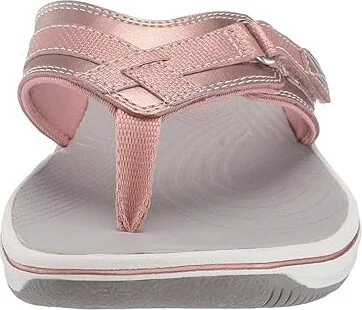 Clarks Breeze Sea Women's Sandals Rose Gold : 6 B - Medium, Synthetic - Image 6