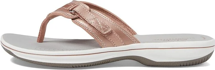 Clarks Breeze Sea Women's Sandals Rose Gold : 6 B - Medium, Synthetic - Image 7