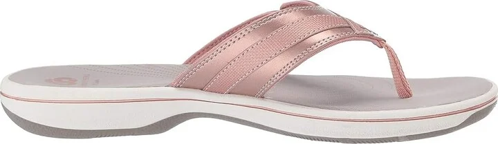 Clarks Breeze Sea Women's Sandals Rose Gold : 6 B - Medium, Synthetic - Image 8