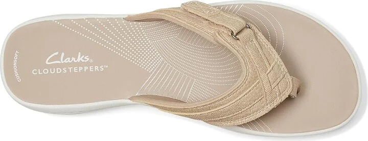 Clarks Breeze Sea Women's Sandals Sand Interest Synthetic : 10 B - Medium - Image 2