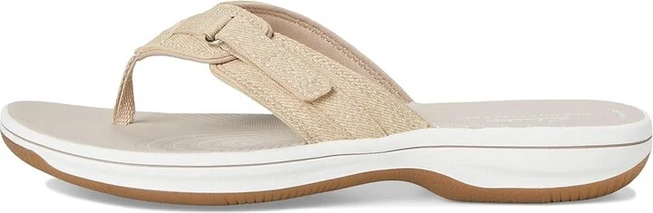 Clarks Breeze Sea Women's Sandals Sand Interest Synthetic : 10 B - Medium - Image 6
