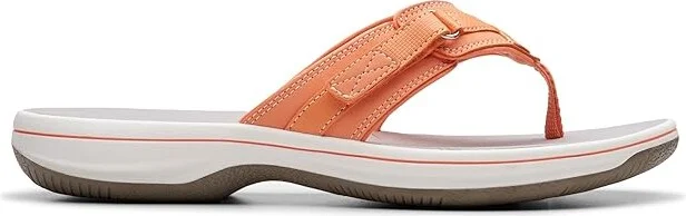 Clarks Breeze Sea Women's Sandals Tangerine/Pop Synthetic : 9 B - Medium - Image 6