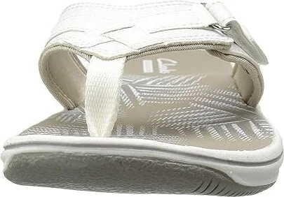 Clarks Breeze Sea Women's Sandals White Synthetic : 8 B - Medium - Image 6