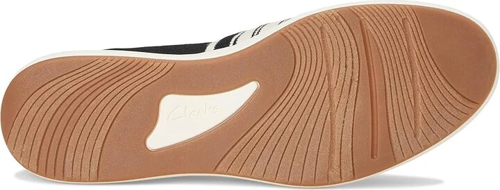 Clarks Breeze Sky Mist Women's Flat Shoes Black Textile : 8 D - Wide, Rubber - Image 3
