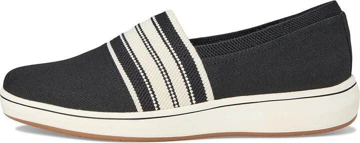 Clarks Breeze Sky Mist Women's Flat Shoes Black Textile : 8 D - Wide, Rubber - Image 6