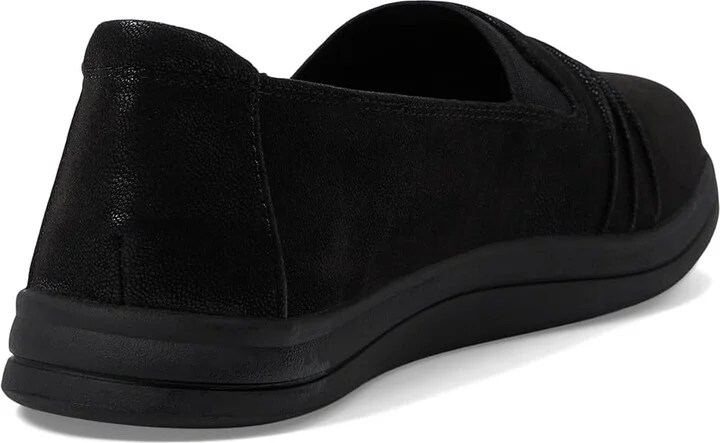 Clarks Breeze Sol Women's Flat Shoes Black : 7 D - Wide, Rubber - Image 4