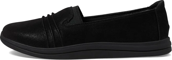 Clarks Breeze Sol Women's Flat Shoes Black : 7 D - Wide, Rubber - Image 6