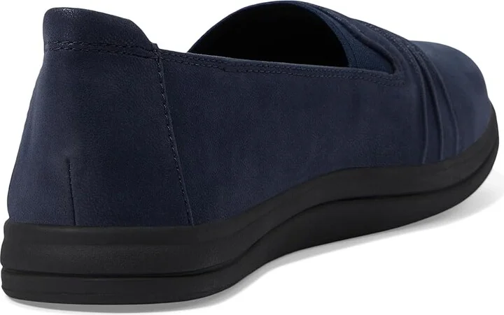 Clarks Breeze Sol Women's Flat Shoes Navy : 12 B - Medium, Rubber - Image 4