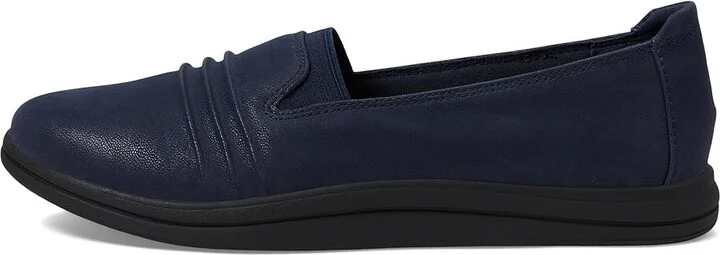 Clarks Breeze Sol Women's Flat Shoes Navy : 12 B - Medium, Rubber - Image 6