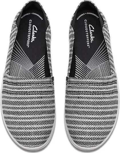 Clarks Breeze Step II Women's Shoes Black Fabric : 6 B - Medium, Textile - Image 2