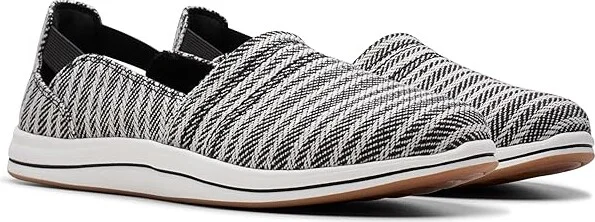 Clarks Breeze Step II Women's Shoes Black Fabric : 6 B - Medium, Textile