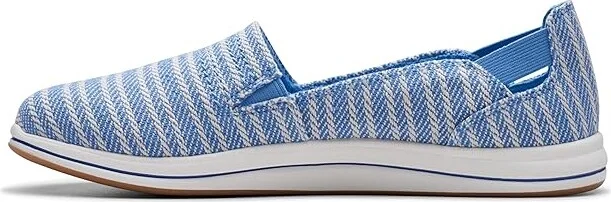 Clarks Breeze Step II Women's Shoes Denim Blue Textile : 8 B - Medium - Image 5