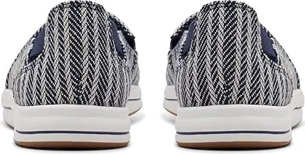 Clarks Breeze Step II Women's Shoes Navy Textile : 6 D - Wide - Image 4