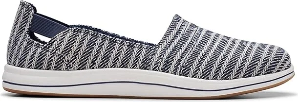 Clarks Breeze Step II Women's Shoes Navy Textile : 6 D - Wide - Image 6
