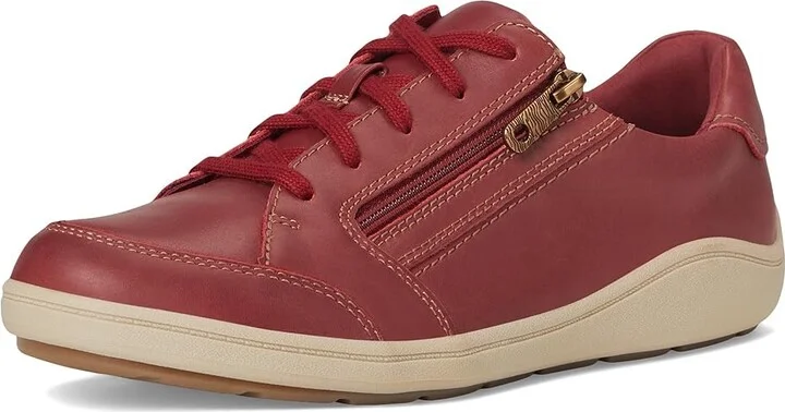 Clarks Bryianne Bayla Women's Shoes Red Leather : 9 B - Medium - Image 5