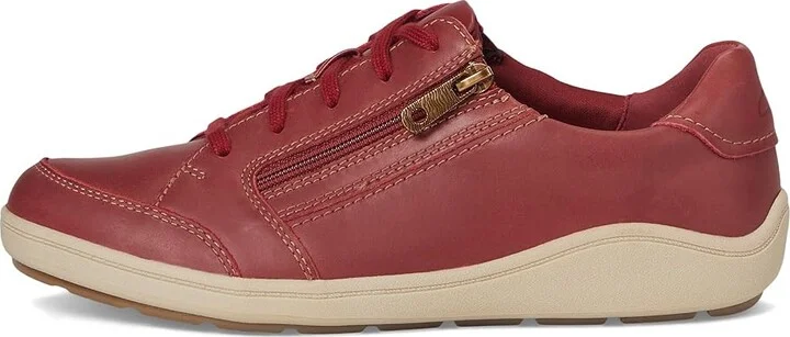 Clarks Bryianne Bayla Women's Shoes Red Leather : 9 B - Medium - Image 6