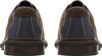 Clarks Burchill Derby Men's Lace Up Wing Tip Shoes Beeswax Leather : 11.5 D - Medium - Image 4