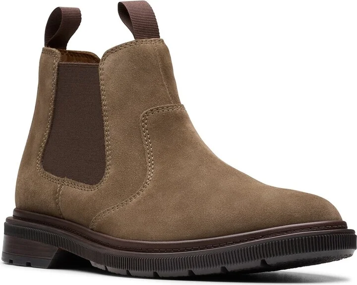 Clarks Burchill Up Suede Boot