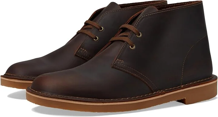 Clarks Bushacre 3 Men's Shoes Beeswax Leather : 8.5 D - Medium