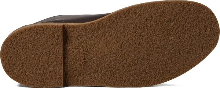 Clarks Bushacre 3 Men's Shoes Dark Brown Leather : 9 EE - Wide - Image 3