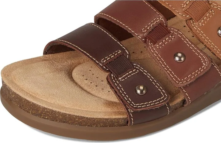 Clarks Calenne Lily Women's Sandals Brown Leather : 5.5 B - Medium, Leather/Rubber - Image 7