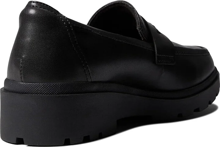 Clarks Calla Ease Women's Shoes Black Leather : 5 B - Medium - Image 4