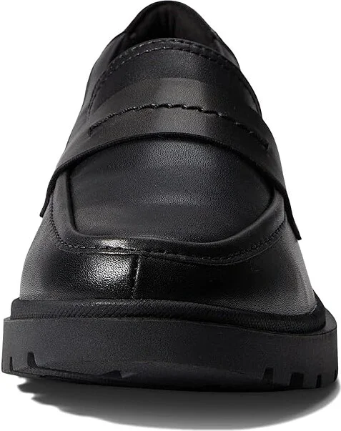 Clarks Calla Ease Women's Shoes Black Leather : 5 B - Medium - Image 5
