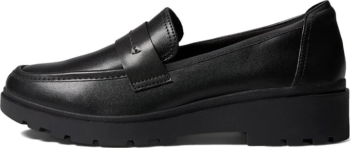 Clarks Calla Ease Women's Shoes Black Leather : 5 B - Medium - Image 6