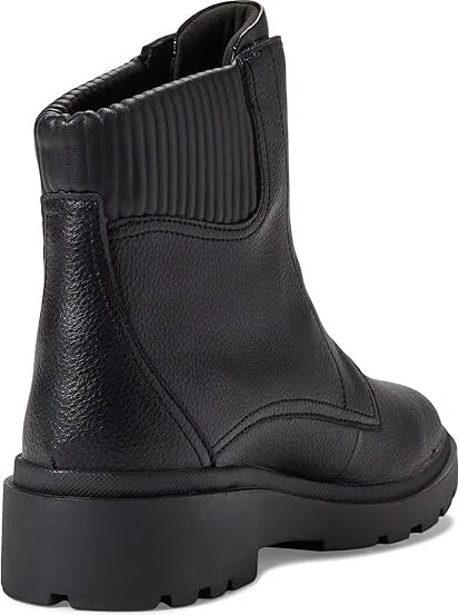 Clarks Calla Zip Women's Boots Black Leather : 8 B - Medium - Image 4
