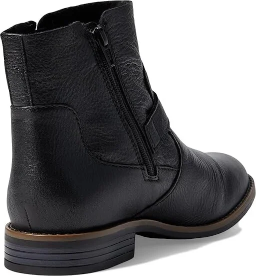 Clarks Camzin Loop Women's Boots Black Leather : 8.5 B - Medium - Image 4