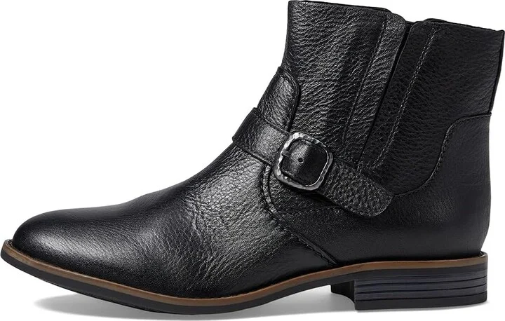 Clarks Camzin Loop Women's Boots Black Leather : 8.5 B - Medium - Image 5