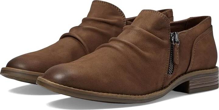 Clarks Camzin Pace Women's Flat Shoes Taupe Nubuck : 8.5 B - Medium