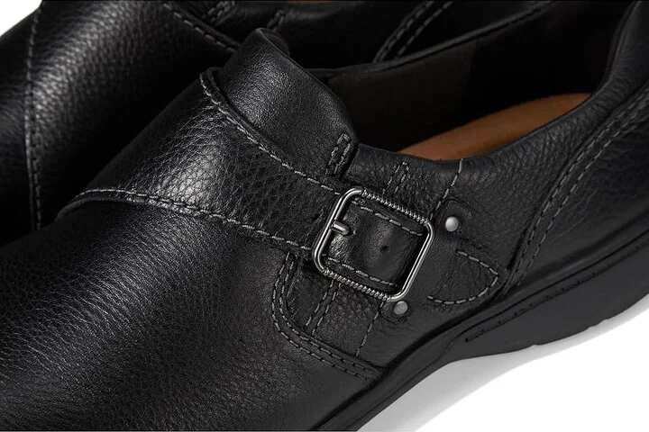 Clarks Carleigh Jazz Women's Flat Shoes Black Leather : 7.5 B - Medium, Synthetic - Image 7