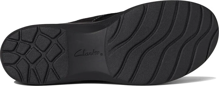 Clarks Carleigh Jazz Women's Flat Shoes Black Nubuck : 5.5 B - Medium, Synthetic - Image 3