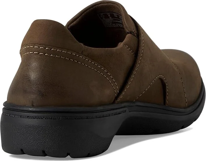 Clarks Carleigh Jazz Women's Flat Shoes Mushroom Nubuck : 5.5 B - Medium, Synthetic - Image 4
