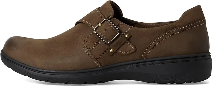Clarks Carleigh Jazz Women's Flat Shoes Mushroom Nubuck : 5.5 B - Medium, Synthetic - Image 6