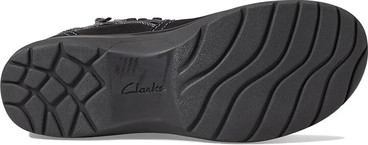 Clarks Carleigh Lane Women's Boots Black Nubuck : 6 B - Medium, Leather/Rubber/Textile - Image 3