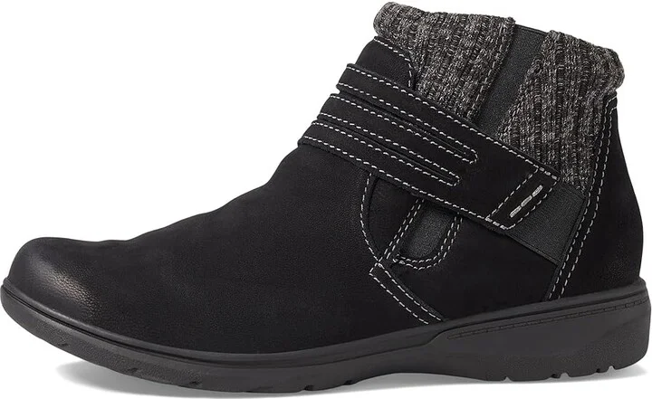 Clarks Carleigh Lane Women's Boots Black Nubuck : 6 B - Medium, Leather/Rubber/Textile - Image 6