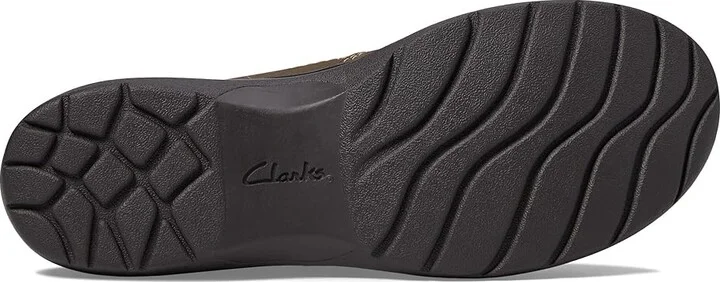 Clarks Carleigh Ray Women's Flat Shoes Taupe Nubuck : 6 B - Medium, Leather - Image 3