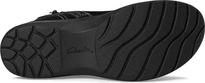 Clarks Carleigh Style Women's Boots Black Nubuck : 7 B - Medium, Leather/Rubber - Image 3