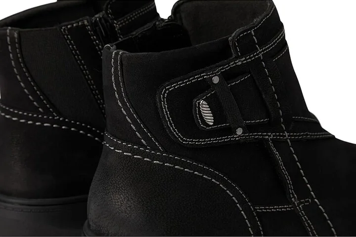 Clarks Carleigh Style Women's Boots Black Nubuck : 7 B - Medium, Leather/Rubber - Image 7