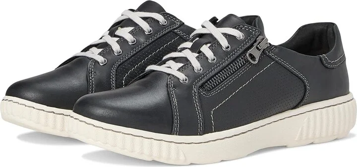Clarks Caroline Janna Women's Shoes Black Leather 1 : 12 B - Medium
